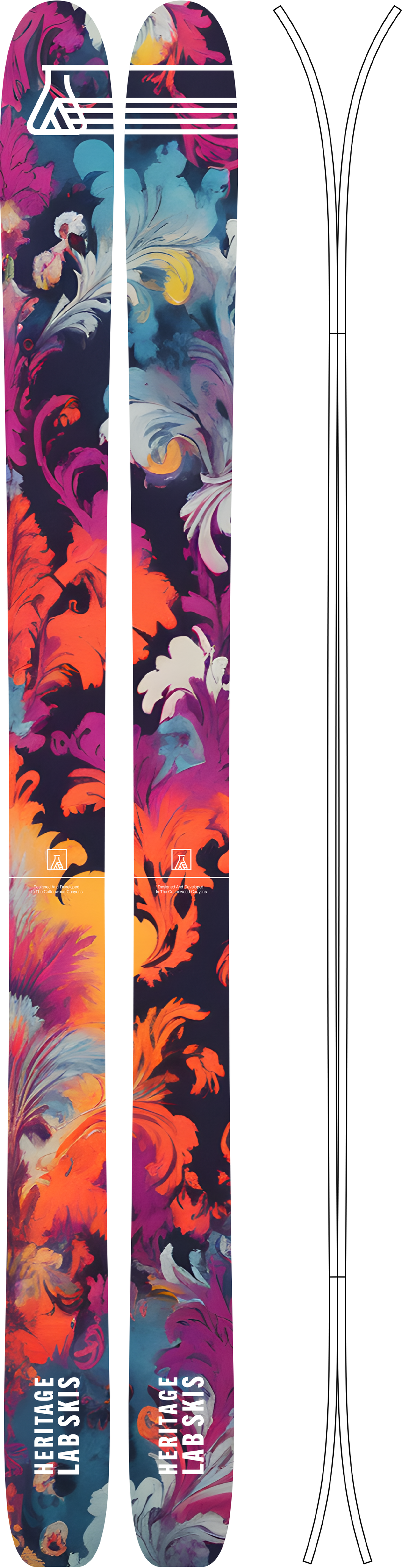 RC116 (190cm, 184cm) – Heritage Lab Skis